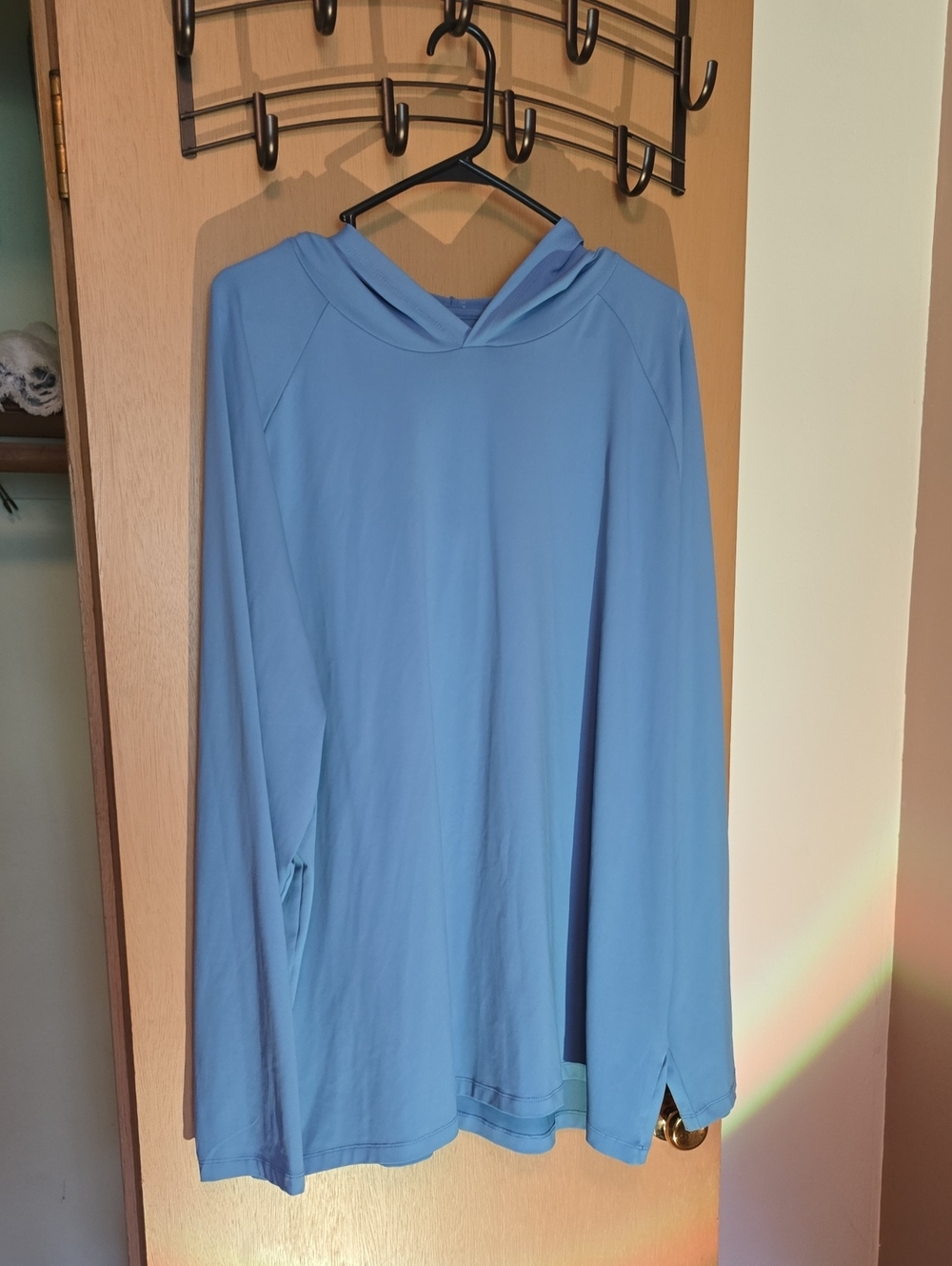 George Men's Hooded Pullover - Light Blue